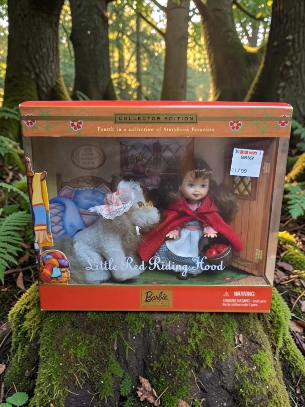 Barbie Little Red Riding Hood Doll Set 2001 Storybook Collection